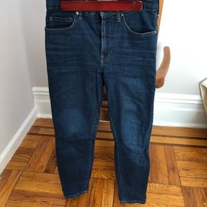 Everlane high rise skinny jeans, 26 ankle